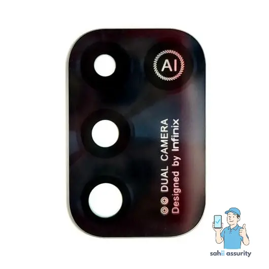 Camera Lens Glass with Frame for Infinix Hot 10 Play 